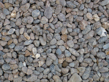 Granitskærver & sand